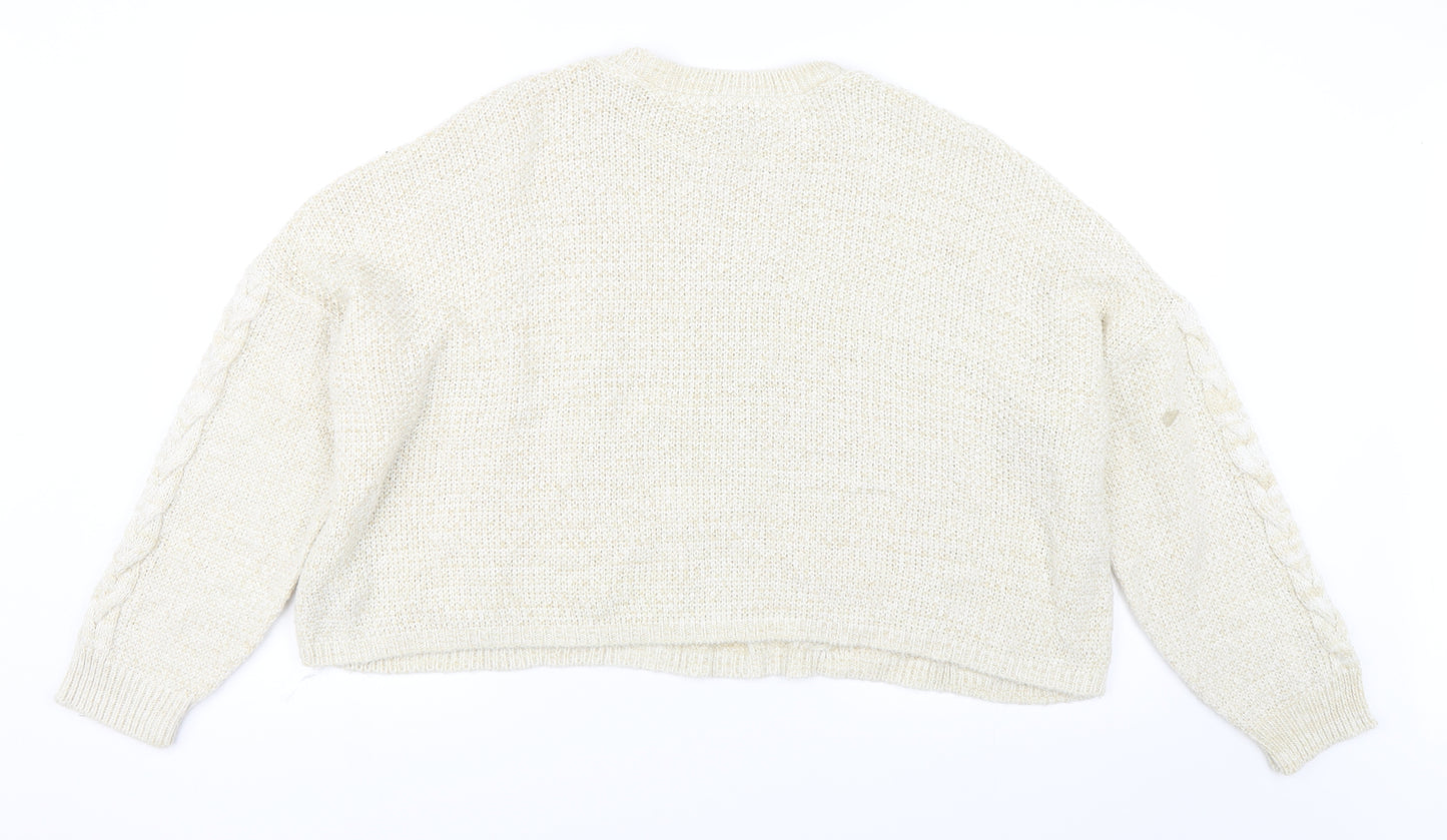 ASOS Womens Beige   Pullover Jumper Size 6