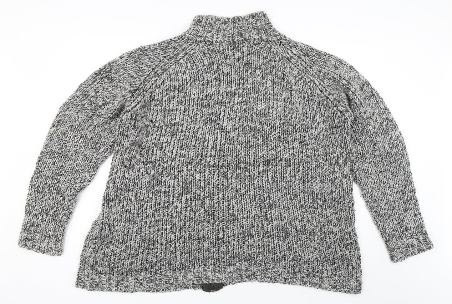 Littlewoods Womens Grey   Full Zip Jumper Size 22