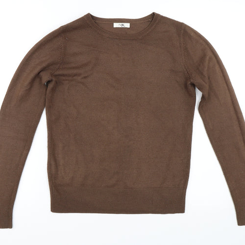 MK Womens Brown   Pullover Jumper Size S
