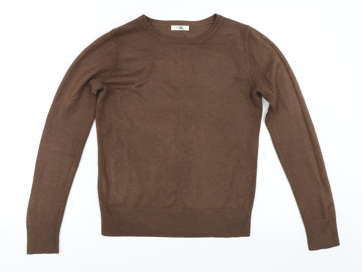 MK Womens Brown Pullover Jumper Size S