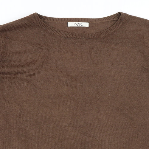 MK Womens Brown   Pullover Jumper Size S