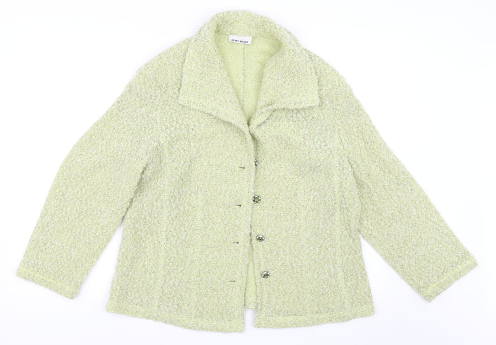 Gerry Weber Womens Green Cardigan Jumper Size 16