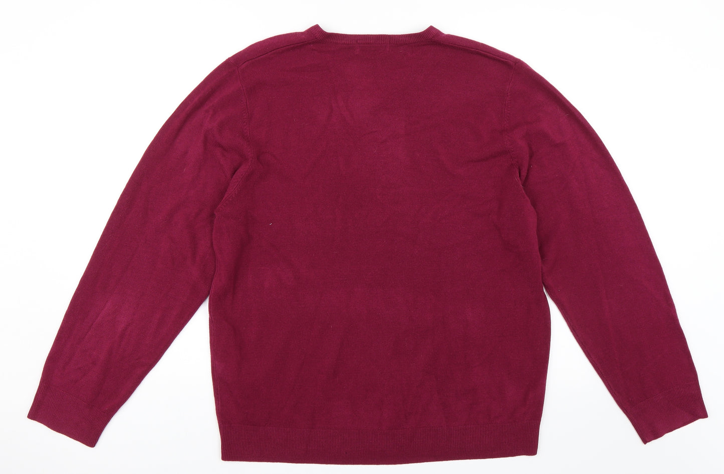 Blue Harbour Mens Purple   Pullover Jumper Size XL