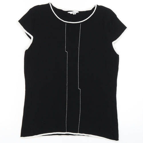 Klass Collection Womens Black   Basic Blouse Size S