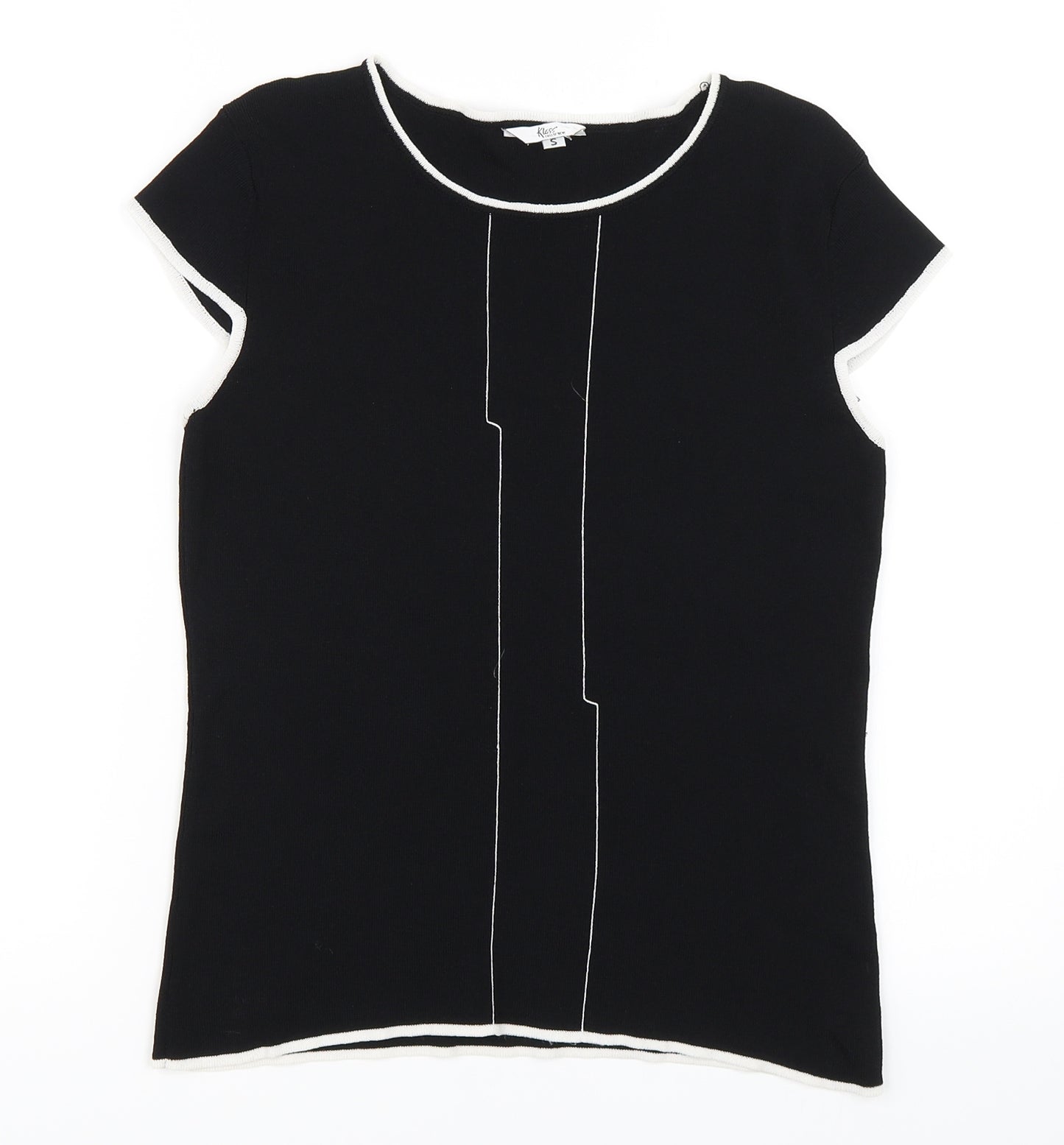 Klass Collection Womens Black   Basic Blouse Size S