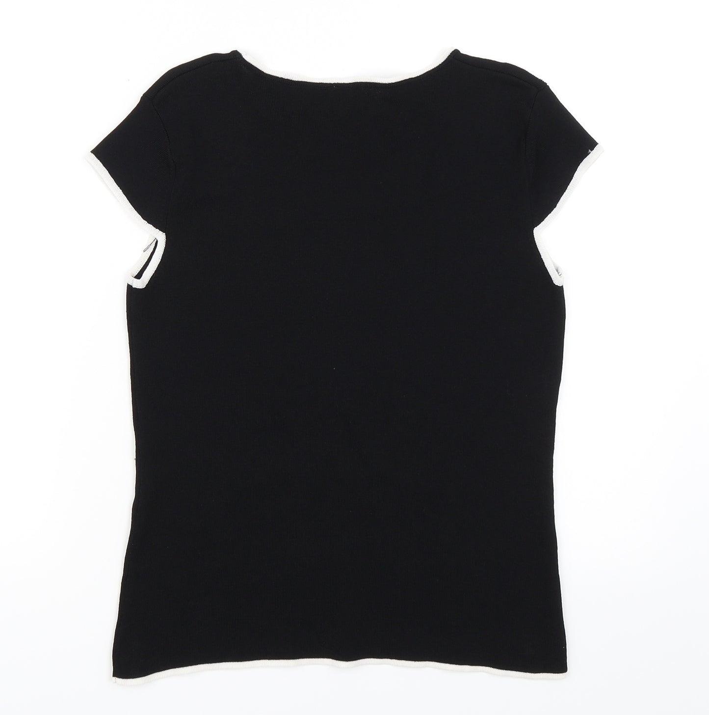 Klass Collection Womens Black   Basic Blouse Size S
