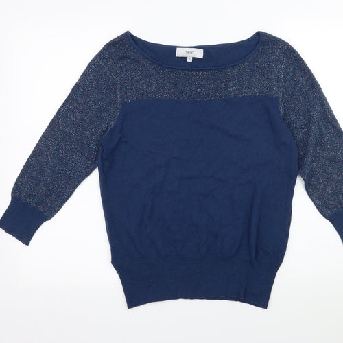 NEXT Womens Blue  Knit Pullover Jumper Size 14