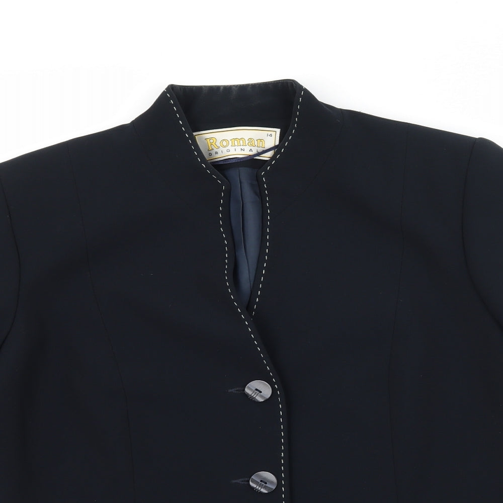 Roman Womens Black   Jacket Blazer Size 14