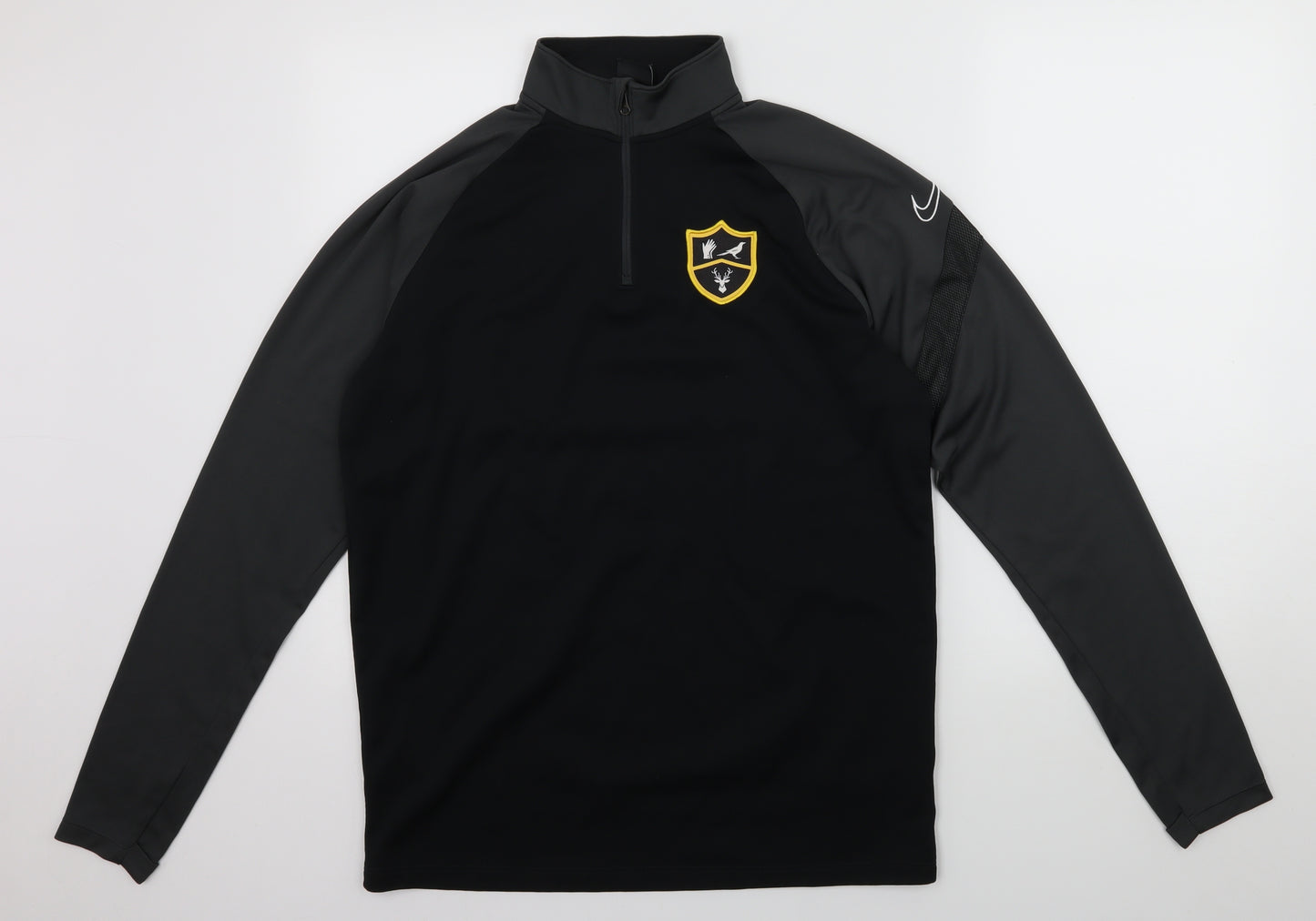 Nike Mens Black  Fleece Pullover Sweatshirt Size M