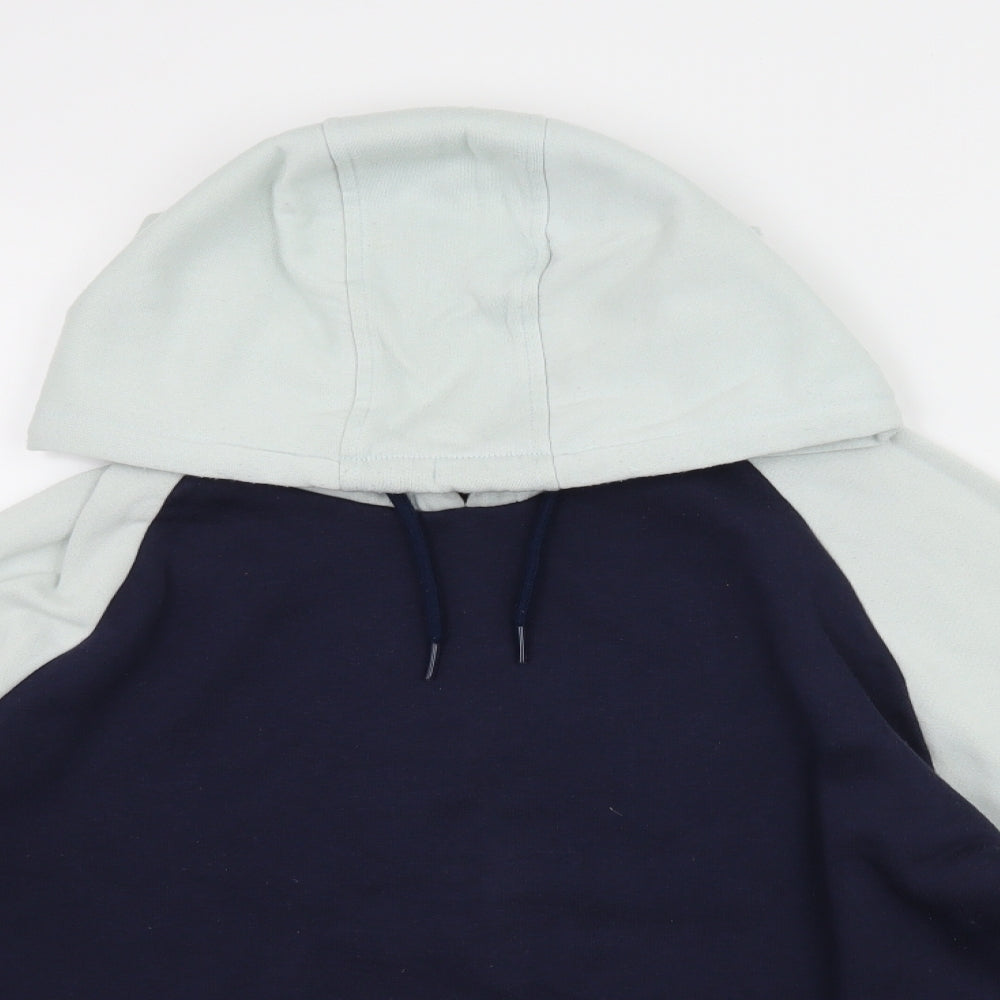 LA Gear Womens Blue  Jersey Pullover Hoodie Size 12