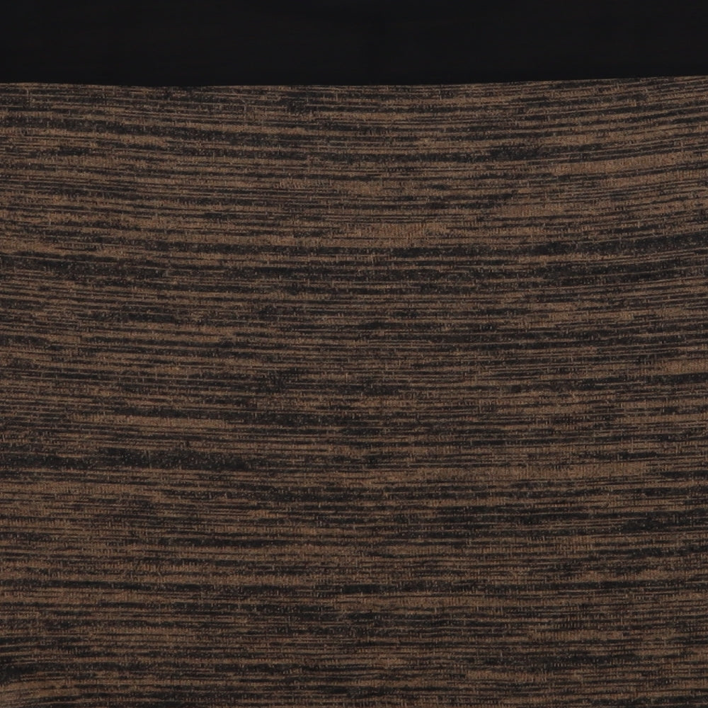 New Look Womens Brown Striped  Basic T-Shirt Size 8