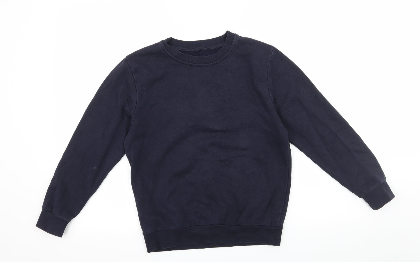 George Boys Blue  Jersey Pullover Sweatshirt Size 9-10 Years