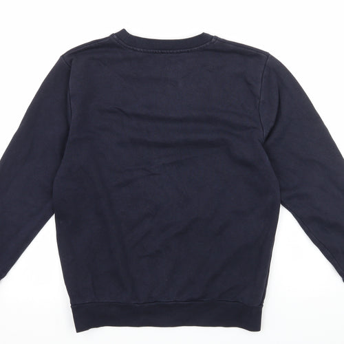 George Boys Blue  Jersey Pullover Sweatshirt Size 9-10 Years