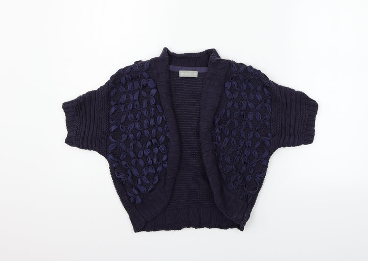 Per Una Womens Blue   Cardigan Jumper Size 14
