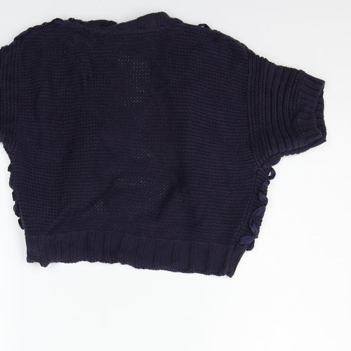 Per Una Womens Blue   Cardigan Jumper Size 14