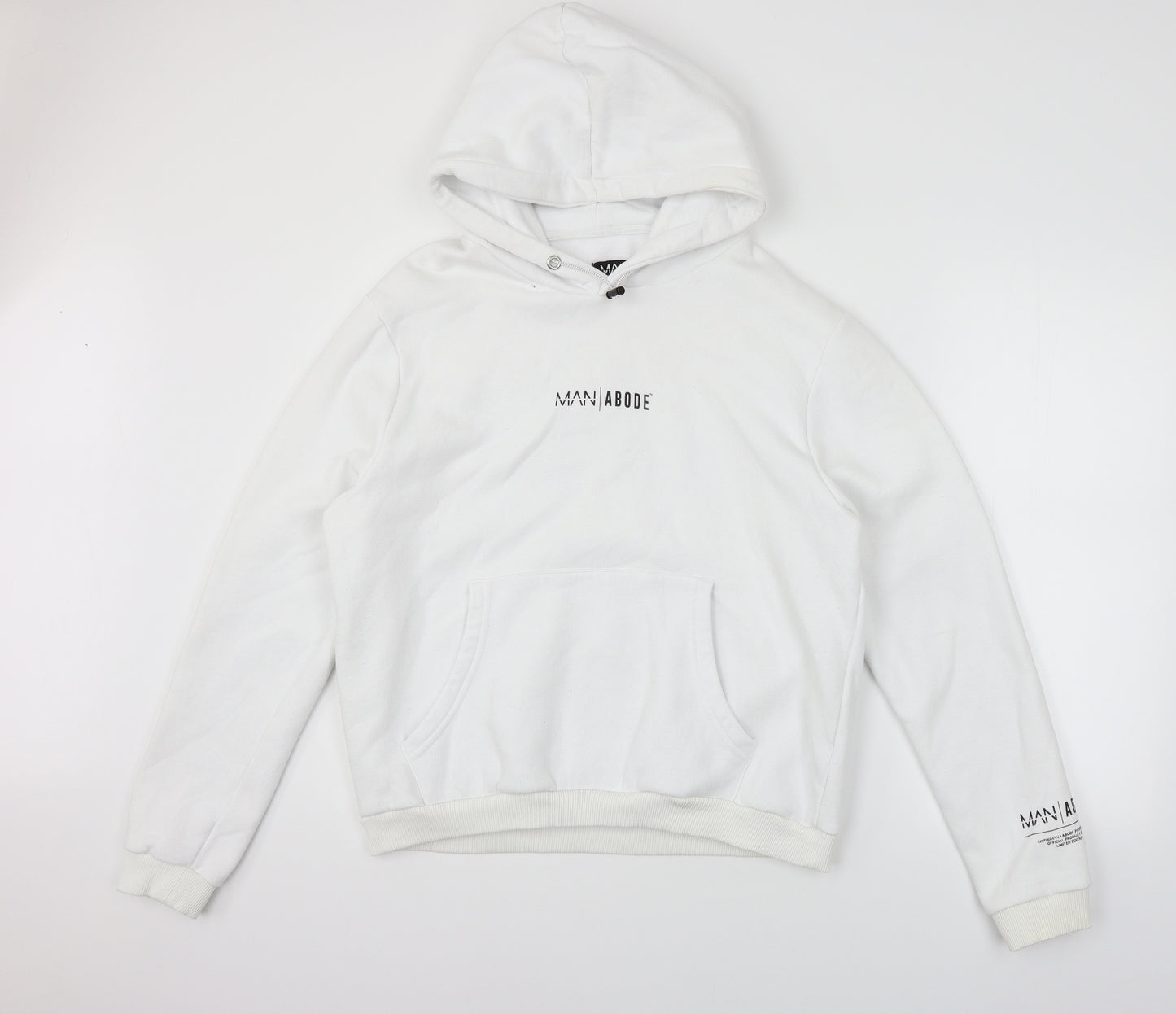 Boohoo Mens White   Pullover Jumper Size XL