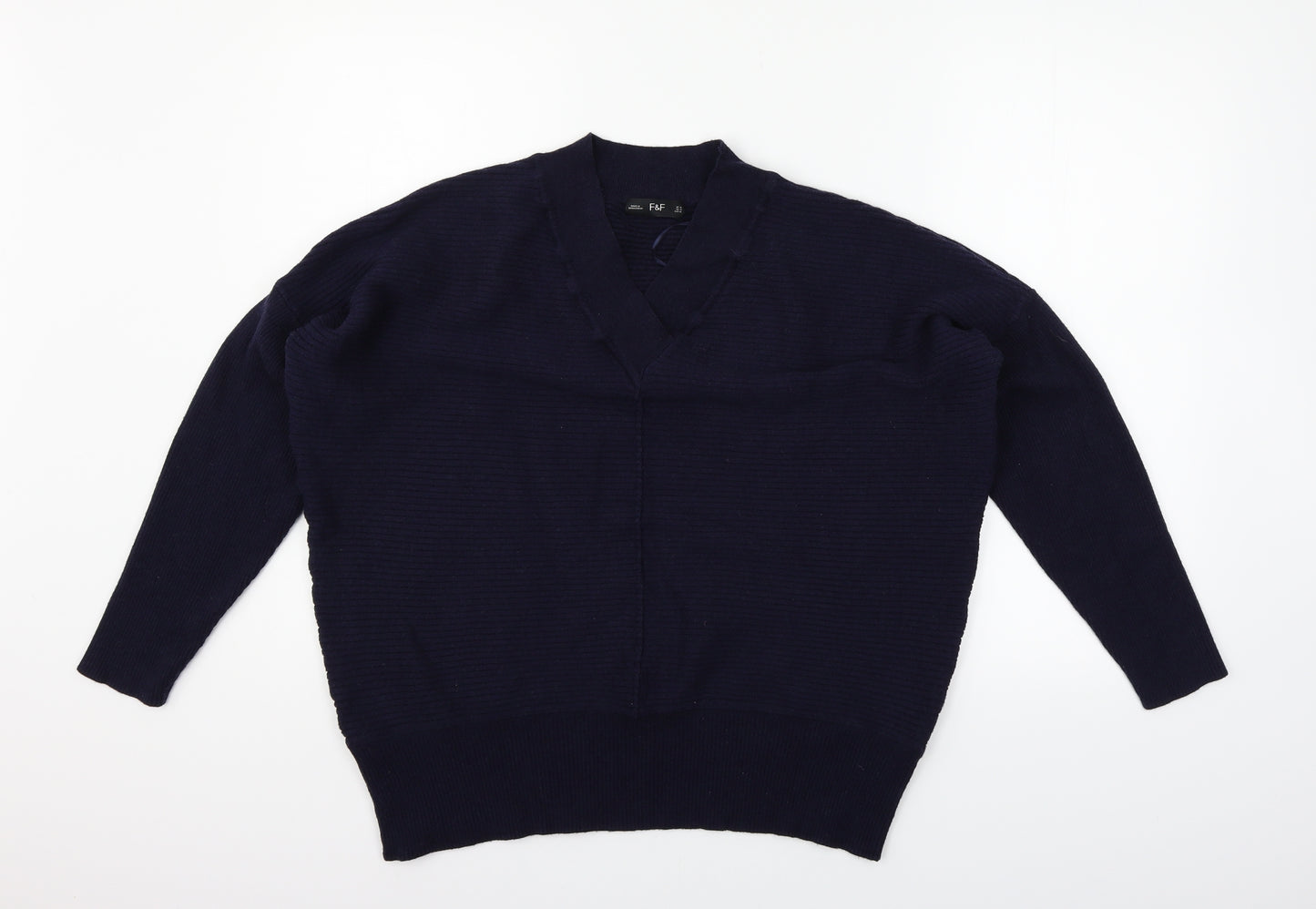 F&F Womens Blue   Pullover Jumper Size 18