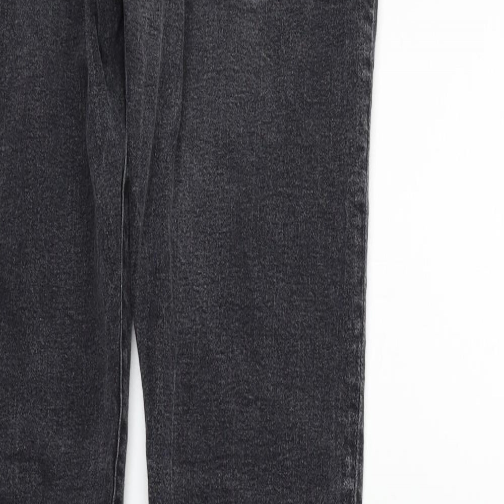 H&M Womens Grey   Straight Jeans Size 30 in L32 in