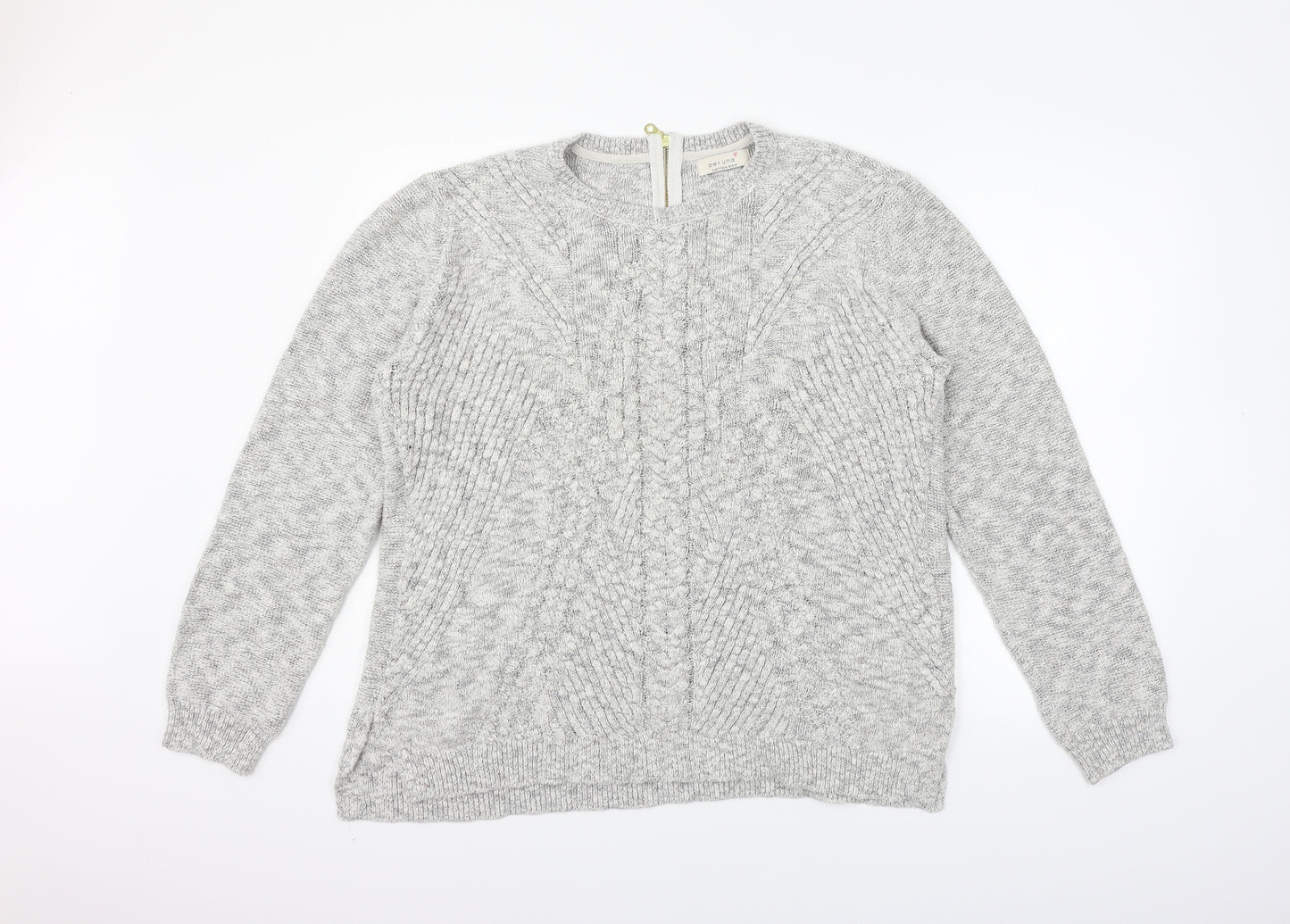 Per Una Womens Grey   Pullover Jumper Size 20