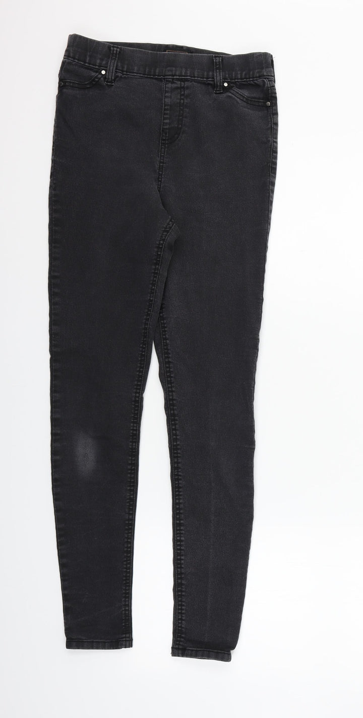 F&F Womens Grey Skinny Jeans Size 8 L26 in