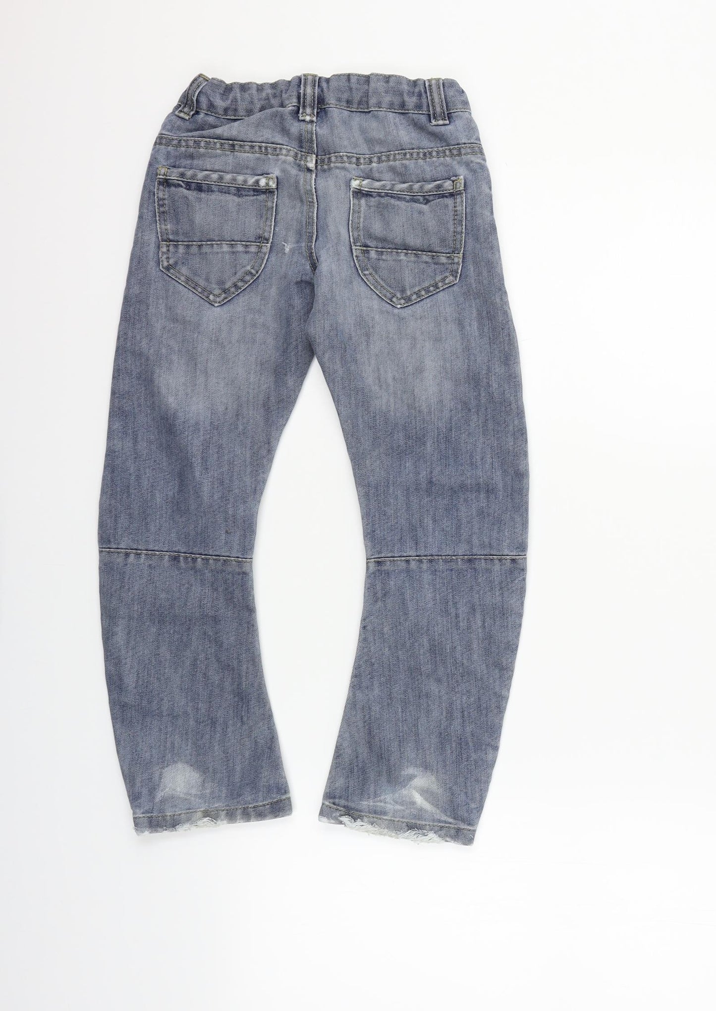 deniem & co Boys Blue   Straight Jeans Size 6-7 Years - curved legs