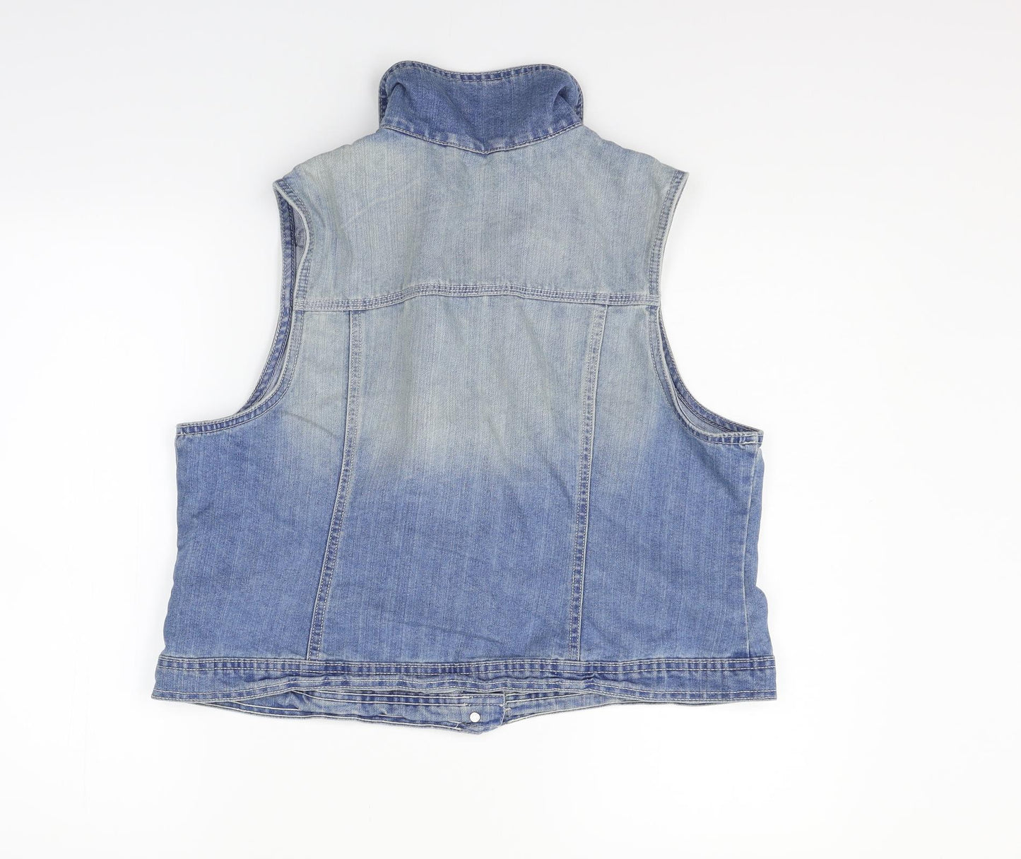 F&F Womens Blue   Gilet Jacket Size 20