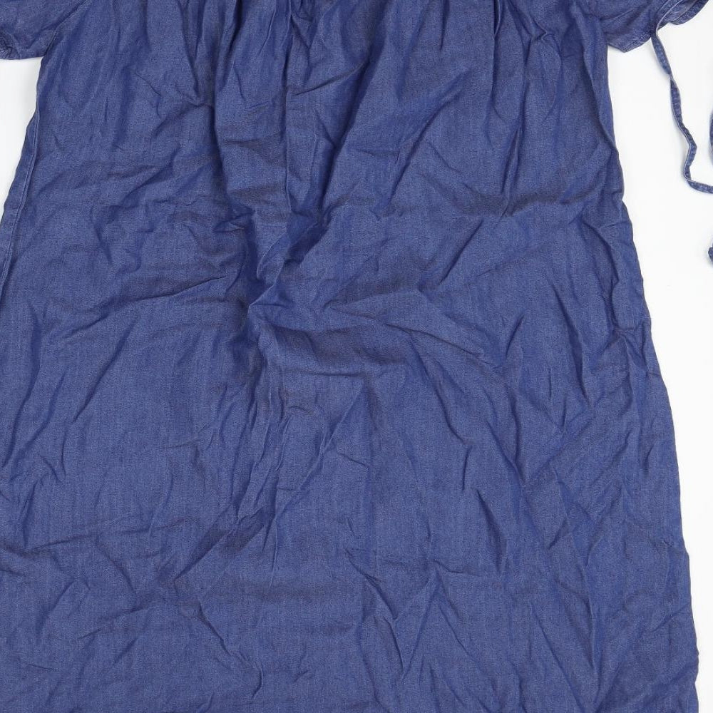 Peacocks Womens Blue   Fit & Flare  Size 16