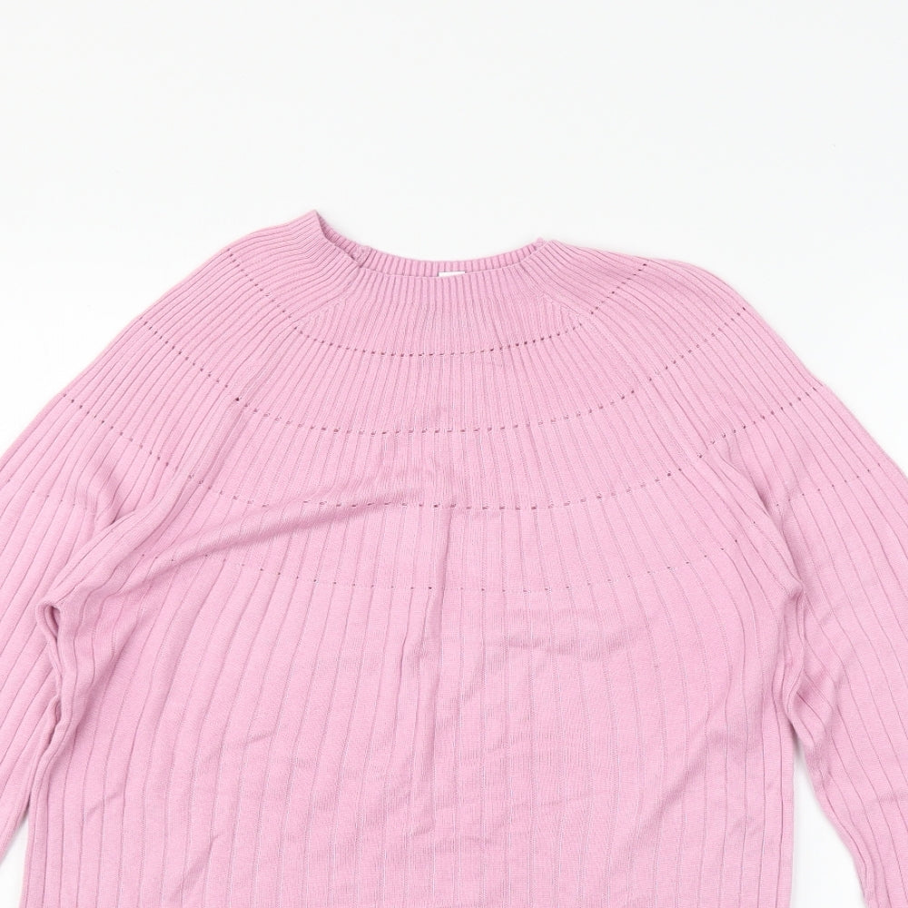 Topshop Womens Pink   Pullover Jumper Size 14