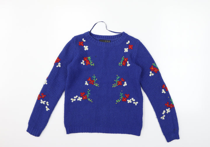 Atmosphere Womens Blue Pullover Jumper Size 8