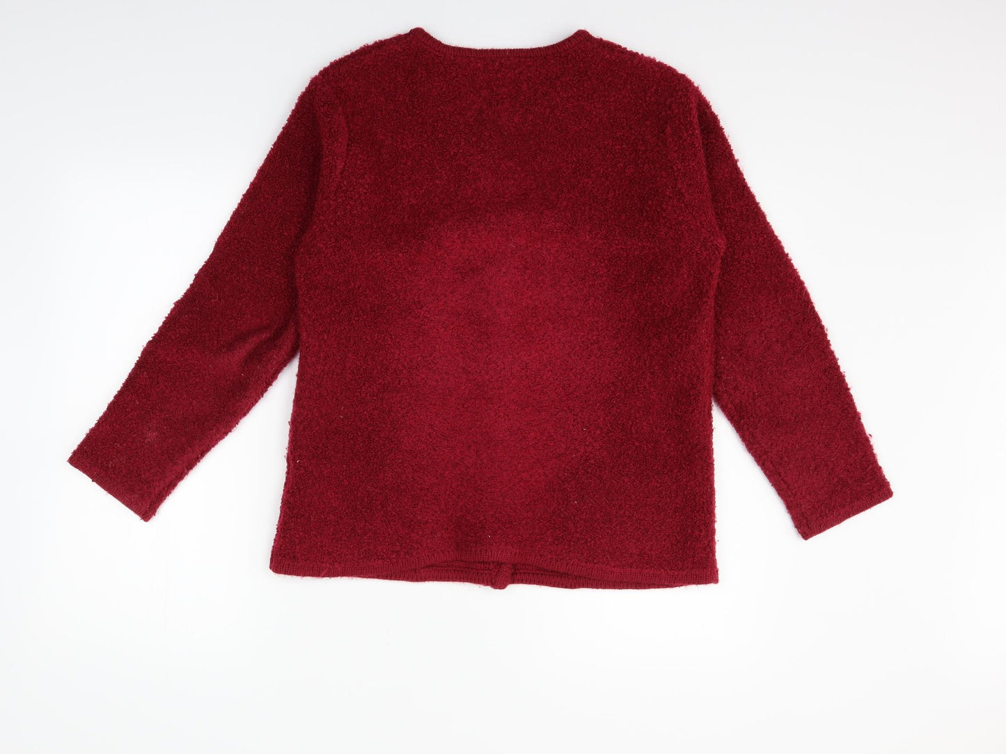 CASAMIA Womens Red   Cardigan Jumper Size M