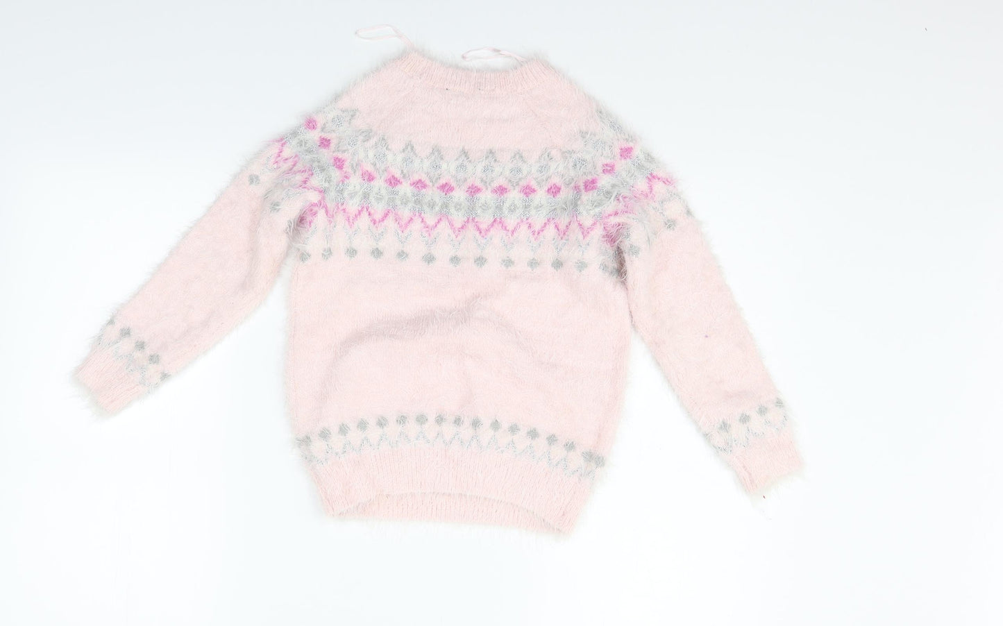 George Girls Pink   Pullover Jumper Size 7-8 Years