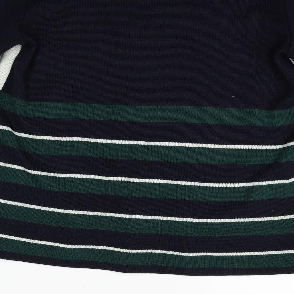 Camilla Womens Blue Striped  Pullover Jumper Size 14