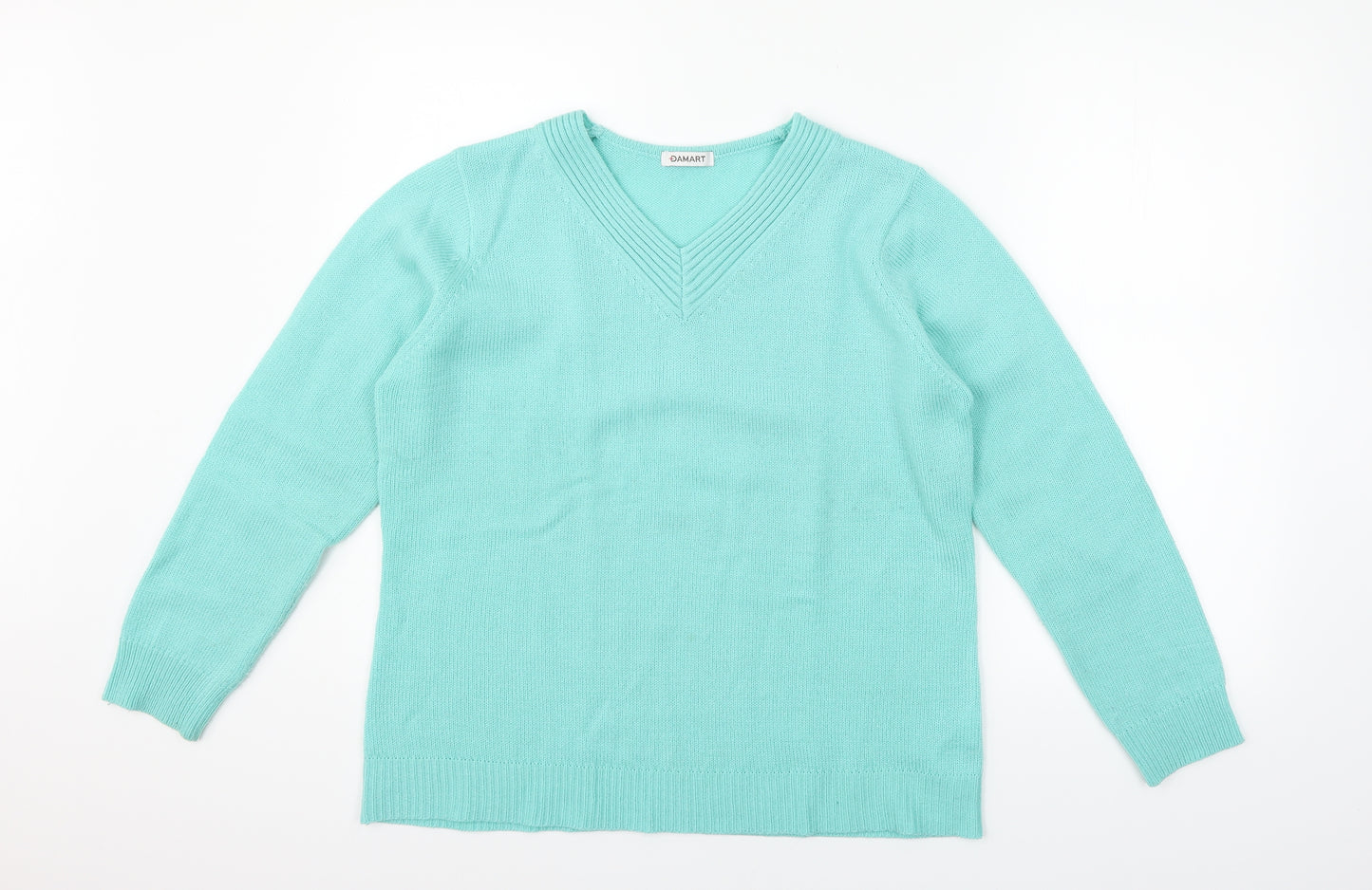 Damart Womens Green   Pullover Jumper Size 14