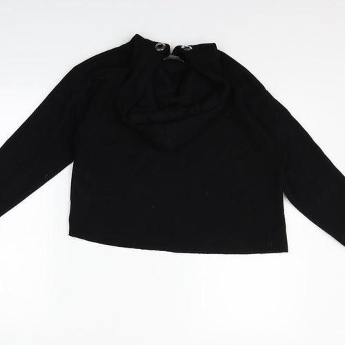 Primark Womens Black   Pullover Jumper Size 12  - no pull string