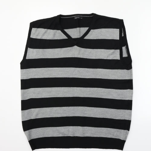 Cedar Wood State Womens Grey Striped  Pullover Jumper Size XL