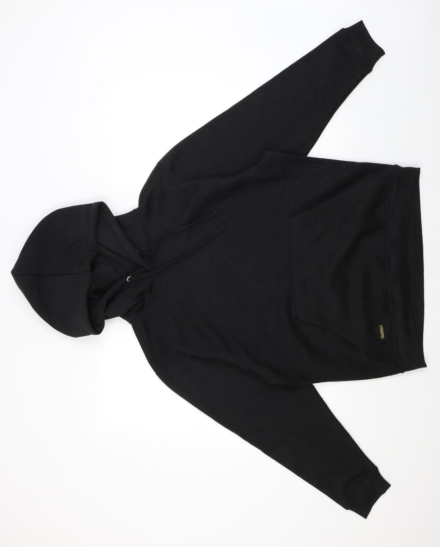 Workwear Mens Black   Pullover Hoodie Size M