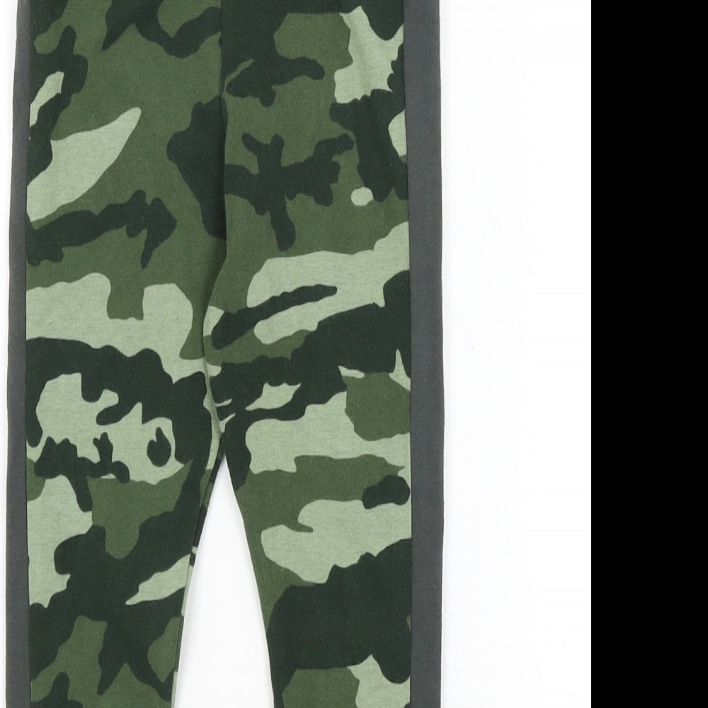 NEXT Girls Green Camouflage  Jegging Trousers Size 6 Years