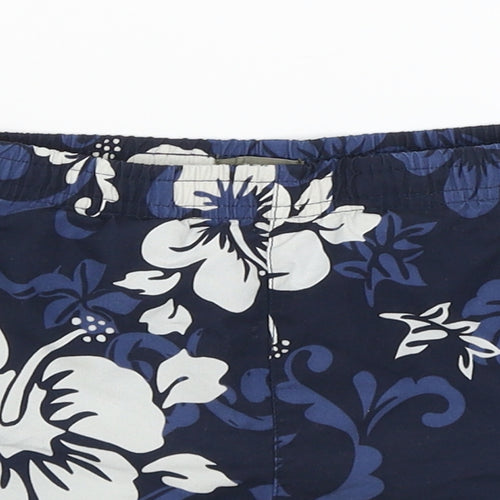In Extenso Boys Blue Floral  Utility Shorts Size 5 Years - Swim