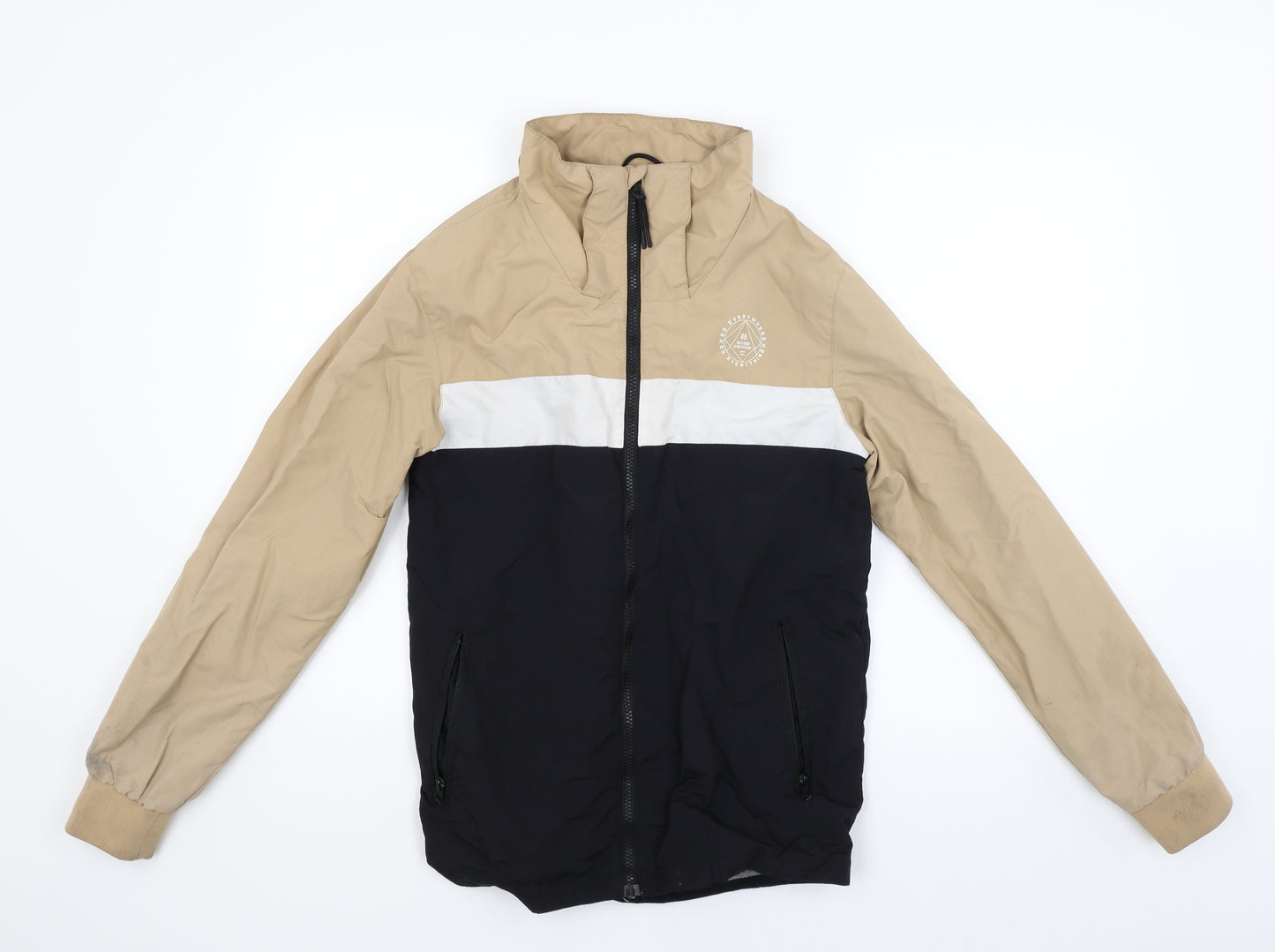 H&M Boys Black   Rain Coat Coat Size 14 Years