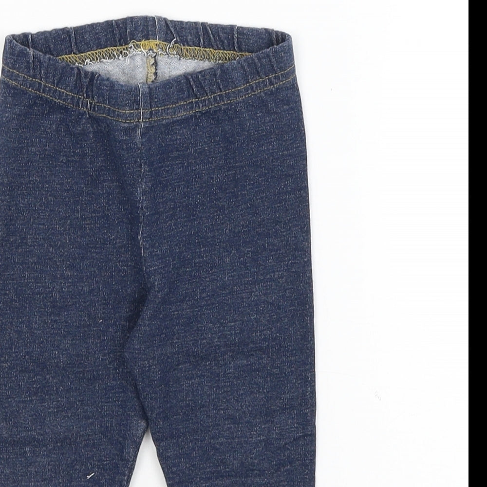 Primark Baby Blue   Capri Trousers Size 9-12 Months