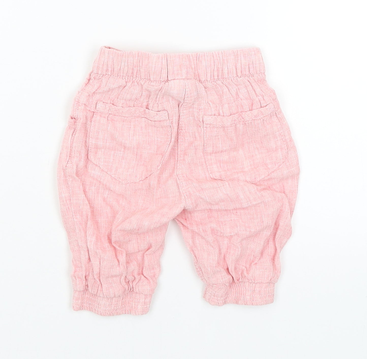 NEXT Baby Pink   Capri Trousers Size 9-12 Months
