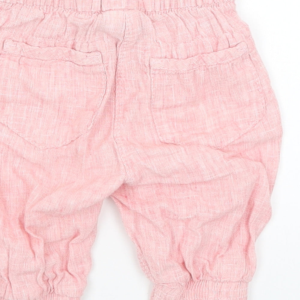 NEXT Baby Pink   Capri Trousers Size 9-12 Months