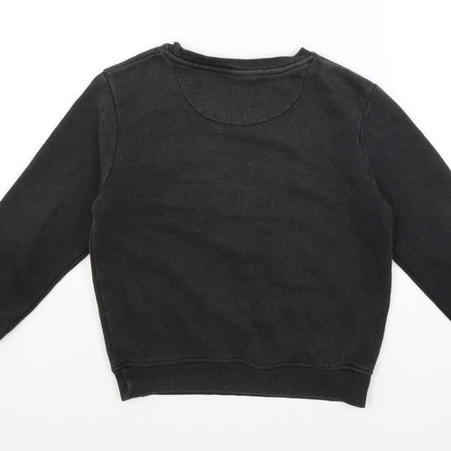 Primark Boys Black   Pullover Sweatshirt Size 9-10 Years  - Harlem