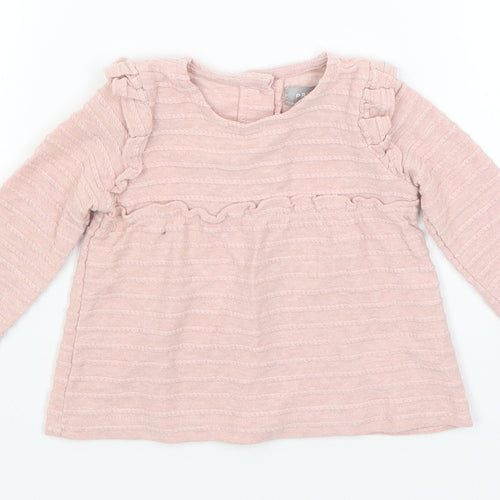 Primark Baby Pink   Basic T-Shirt Size 9-12 Months