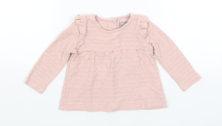 Primark Baby Pink   Basic T-Shirt Size 9-12 Months