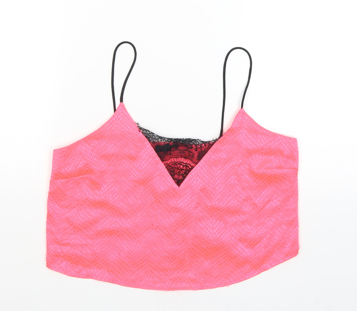 River Island Womens Pink   Cropped Tank Size S