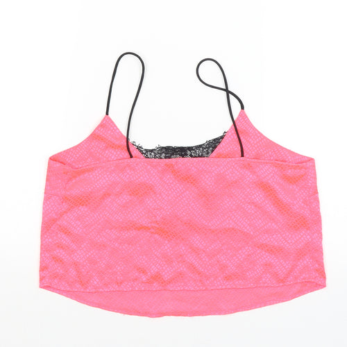 River Island Womens Pink   Cropped Tank Size S