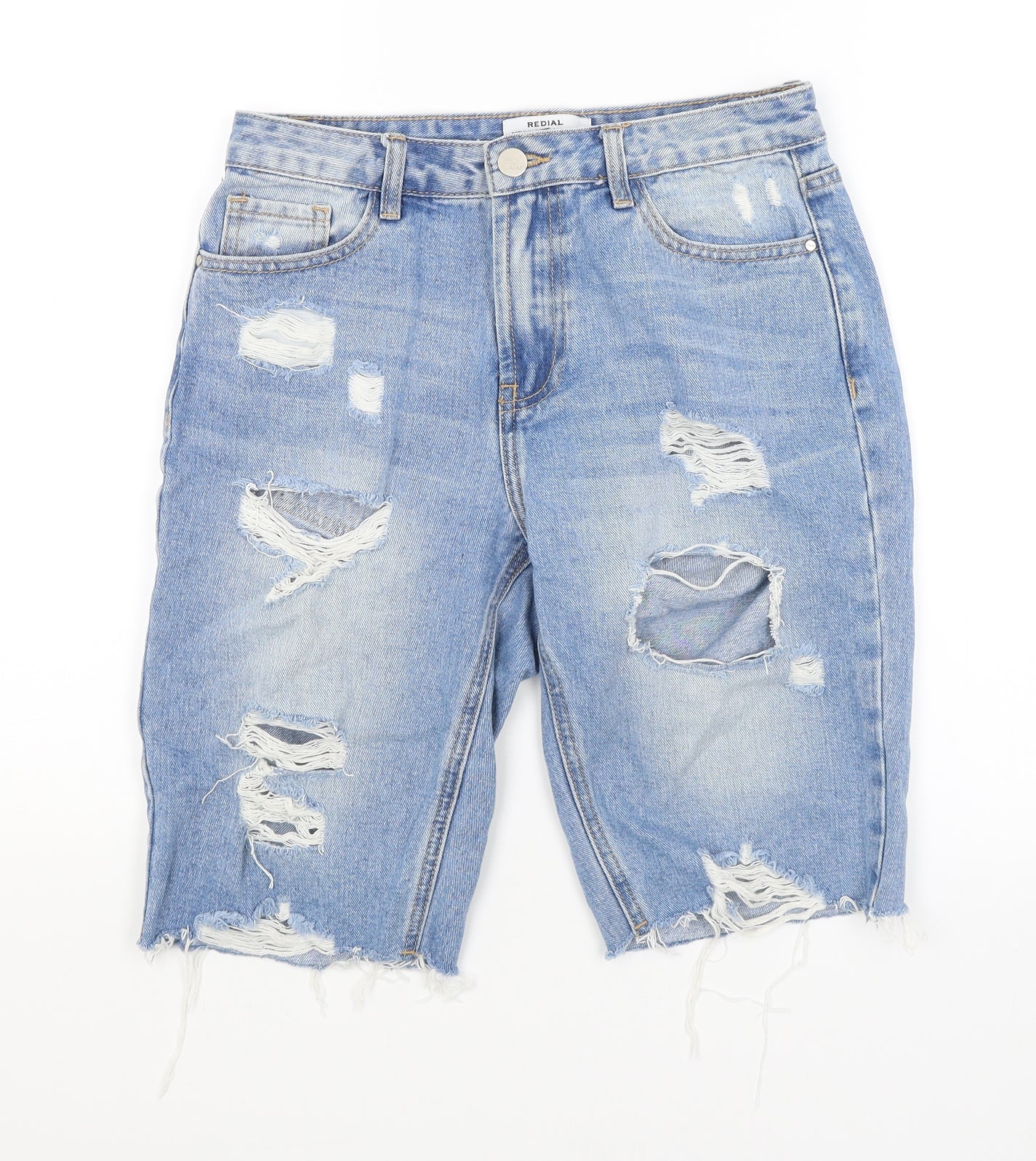 Redial Womens Blue   Bermuda Shorts Size 8