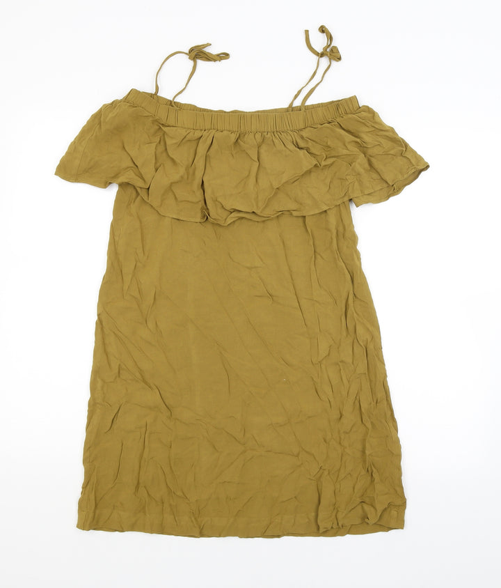 H&M Womens Brown A-Line Size 8