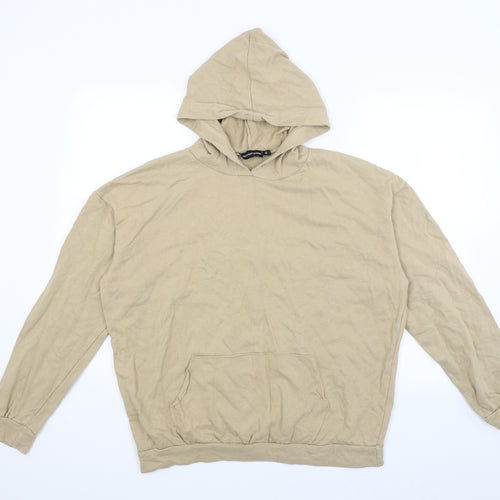 Pretty Little Thing Womens Beige   Pullover Hoodie Size S
